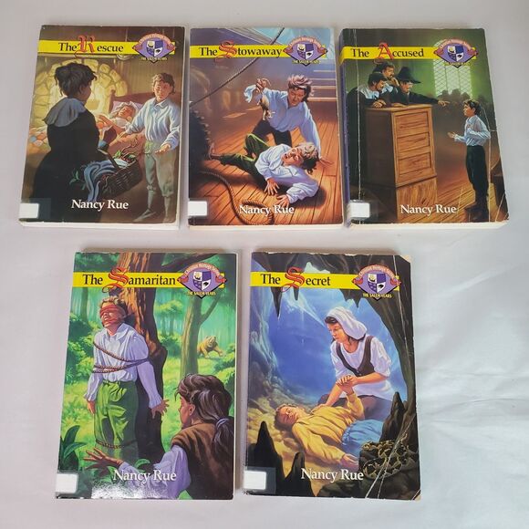 Christian Heritage Series Nancy Rue Salem Years Books 1-2, 4-6 PB Ex Lib Lot - Picture 1 of 13